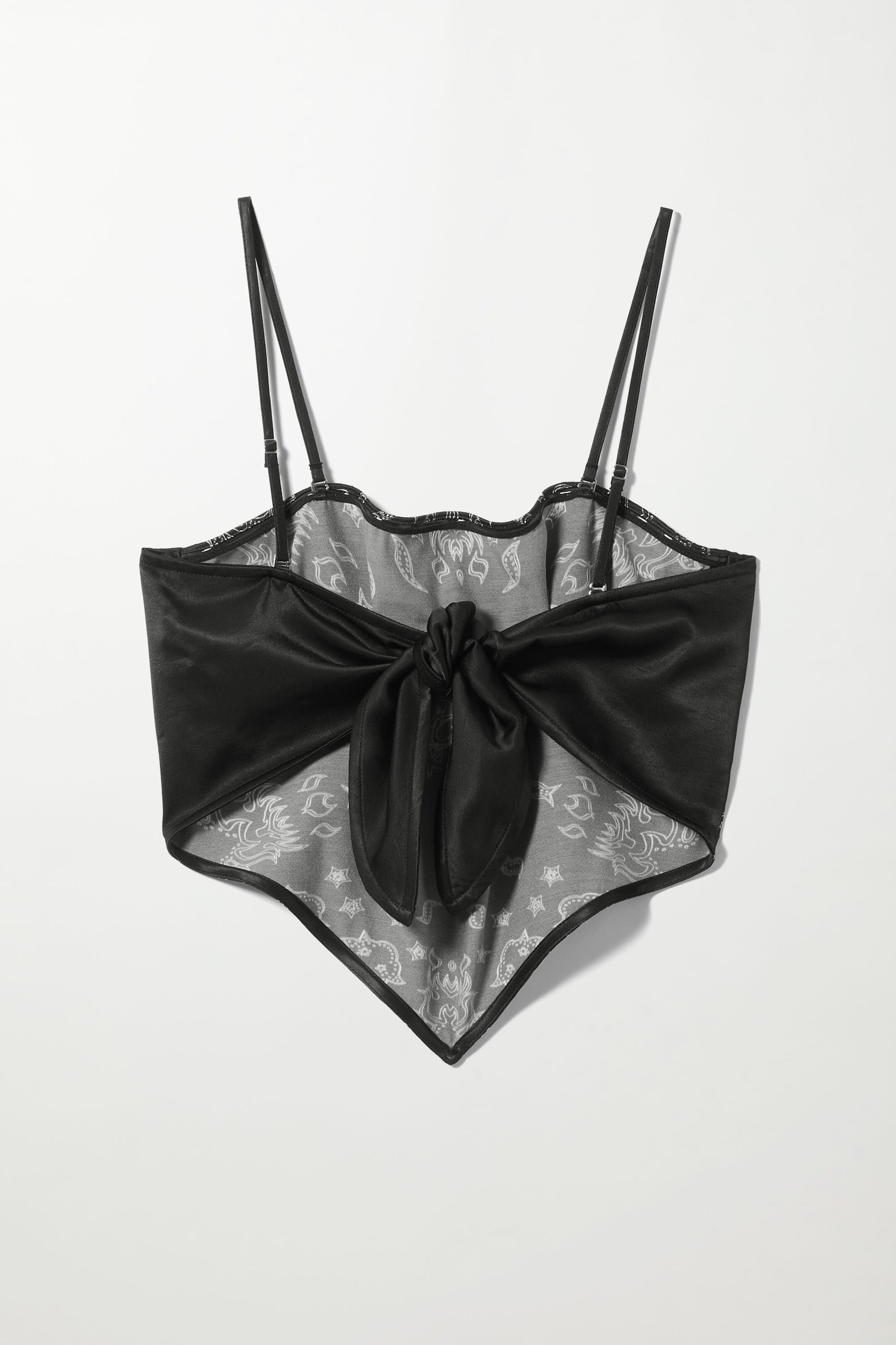Black - Oberteil Armelle in Schaloptik - 1