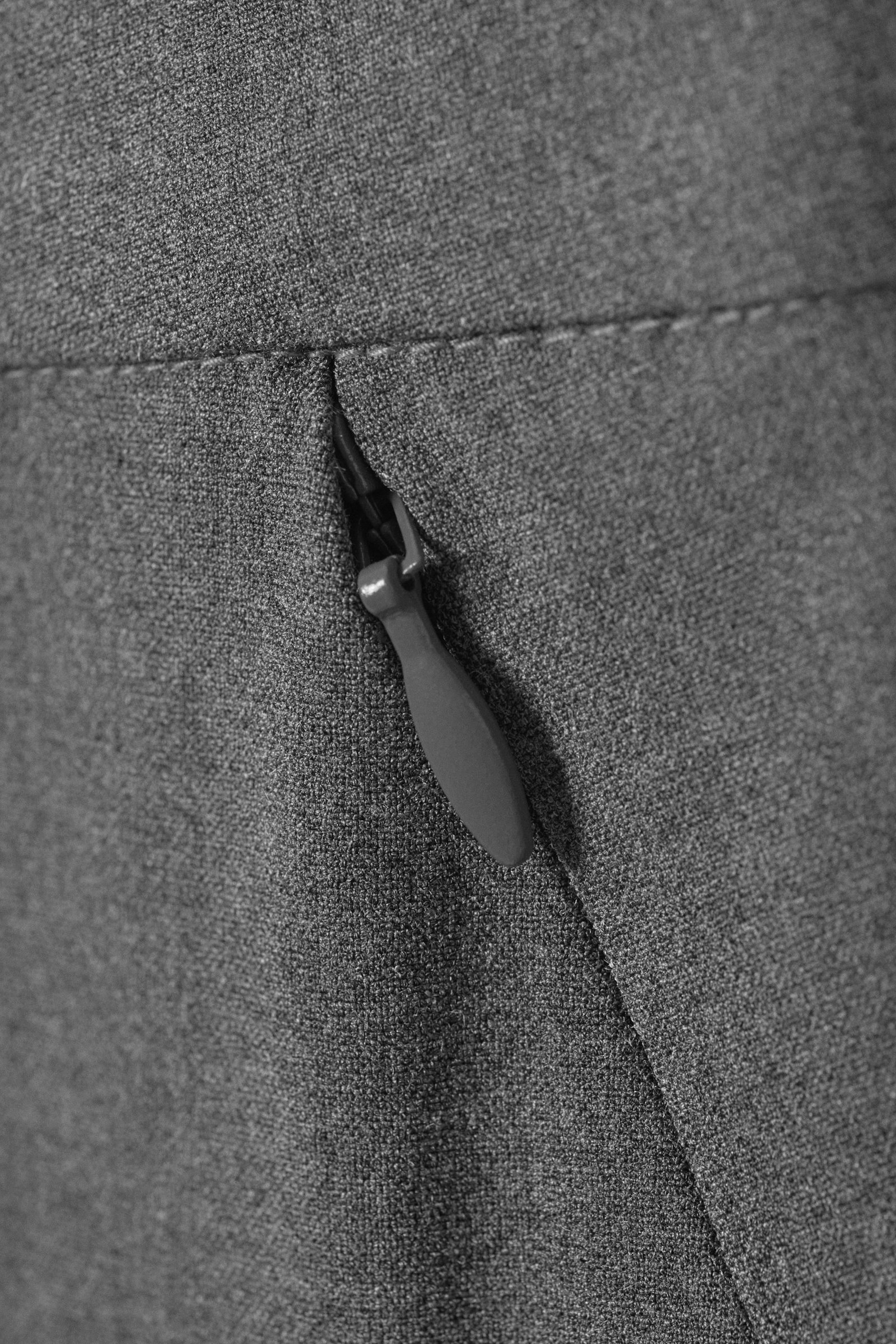Dark Grey - Kate Flared Suiting Trousers - 2