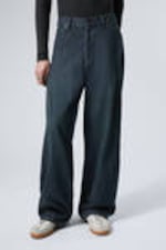 Lake Blue - Medium Blue - Astro Loose Baggy Shape Jeans - 3