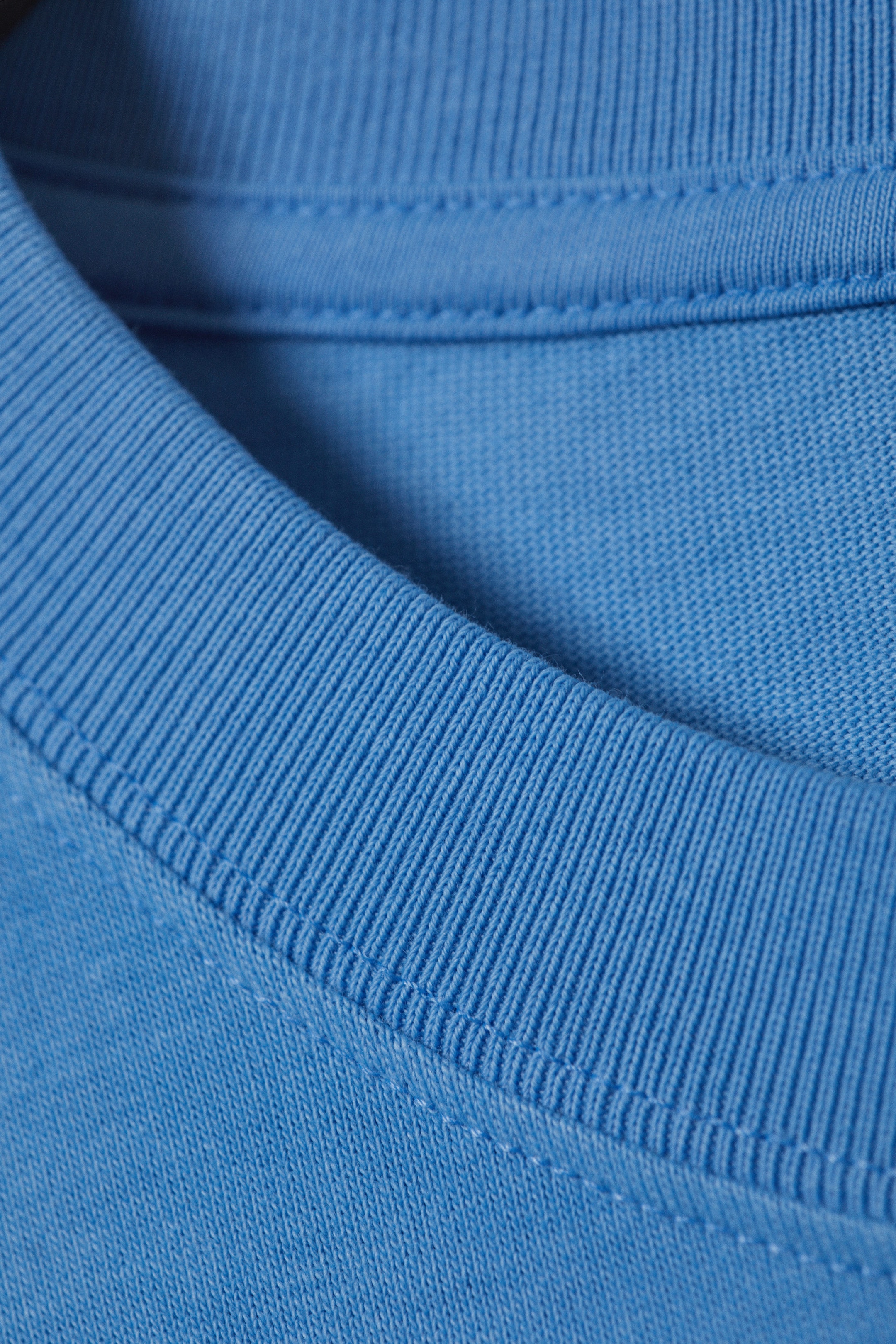 Blue Fade - Ruimvallend boxy T-shirt met lange mouwen - 1