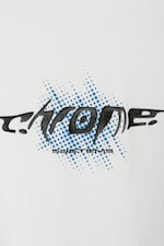 Weiß/Chrom - T-Shirt mit Grafikprint - 1