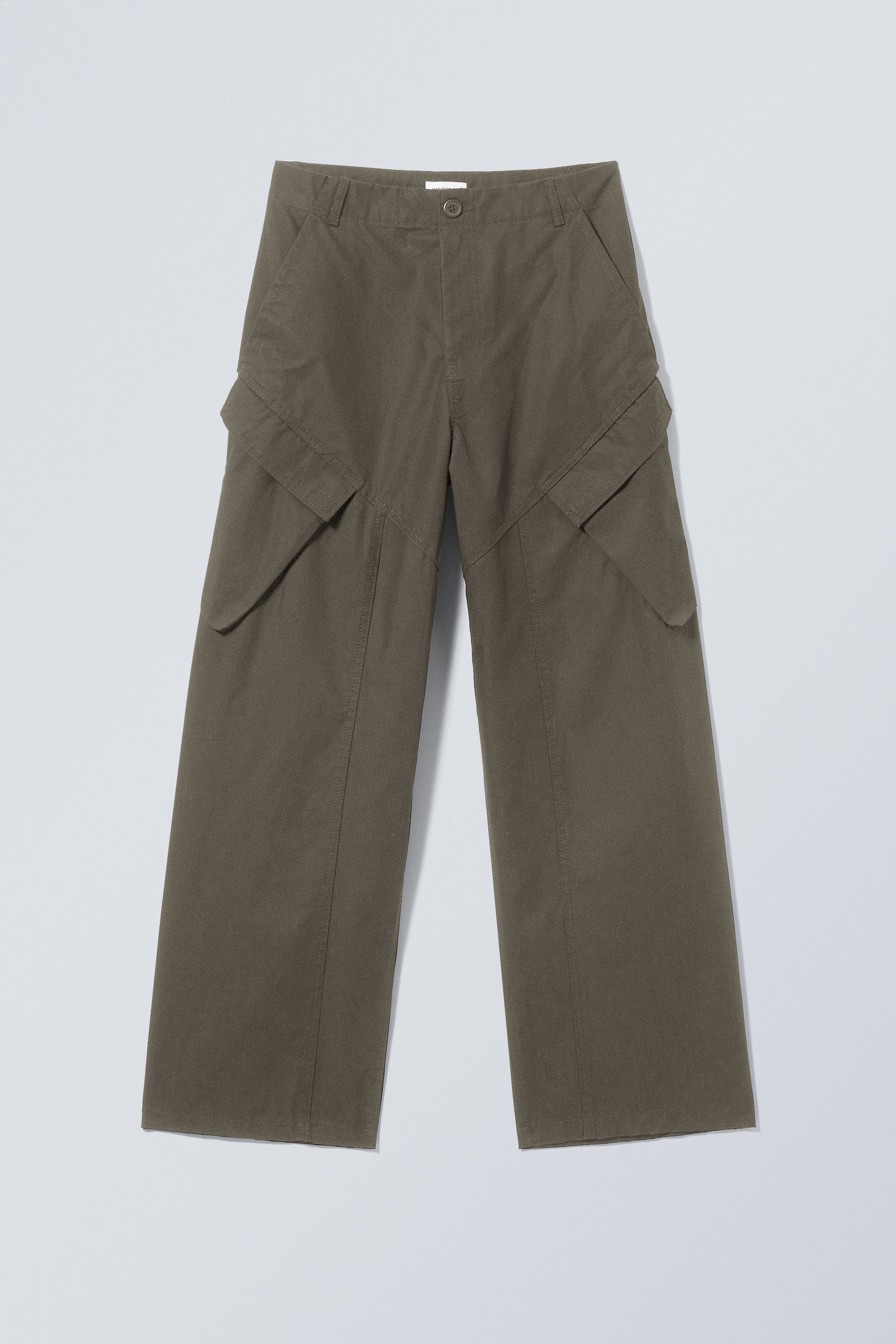 CTHY TECHWOOL BAGGY SARROUEL SLACKS カーキ Baggy Stretch Trousers - Olive Green - Knockout Gym Wear