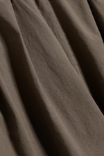 Dunkles Graubraun - Ballonhose aus Baumwolle - 5