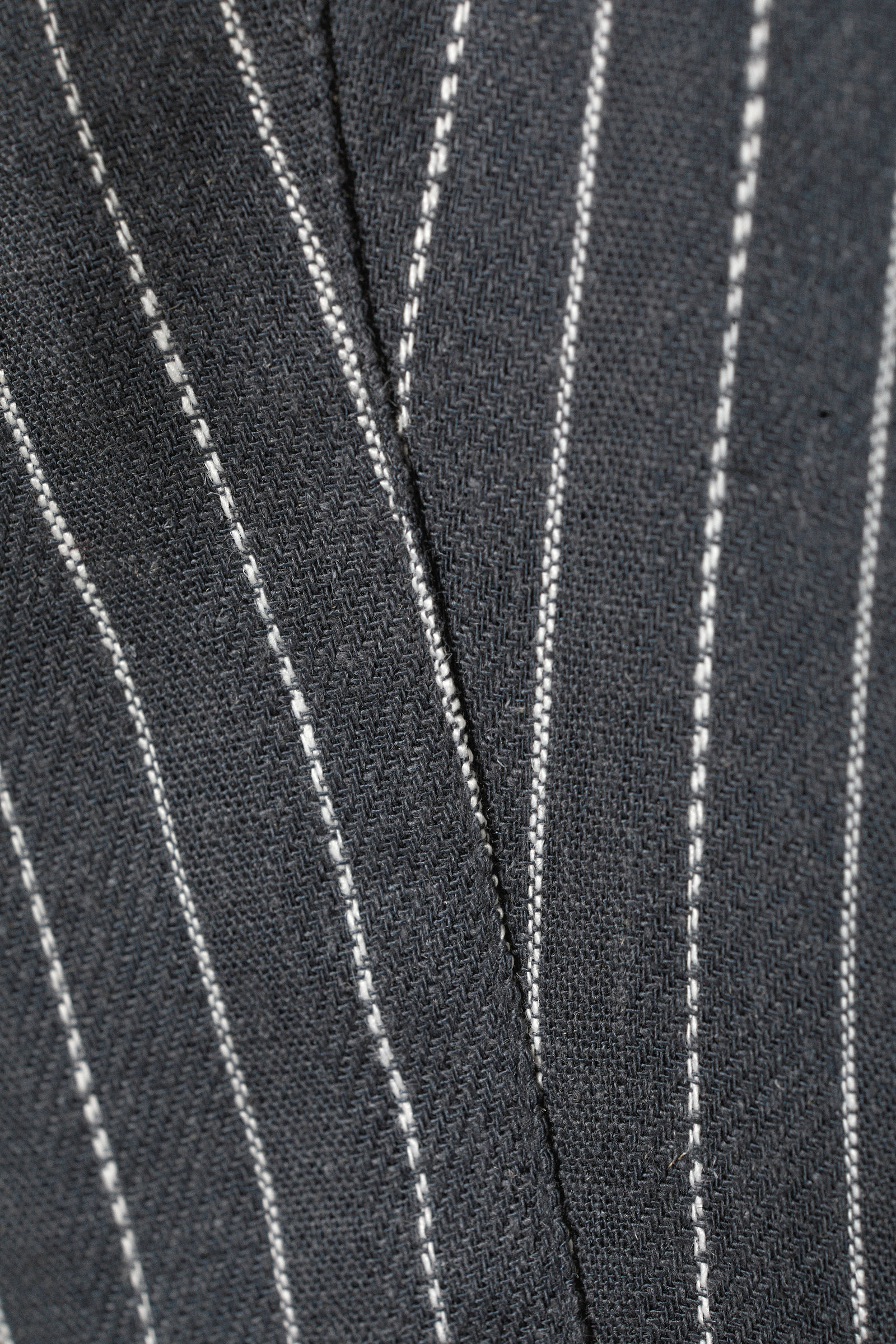 linen blend halter neck top - Dark Grey Stripe | Weekday WW