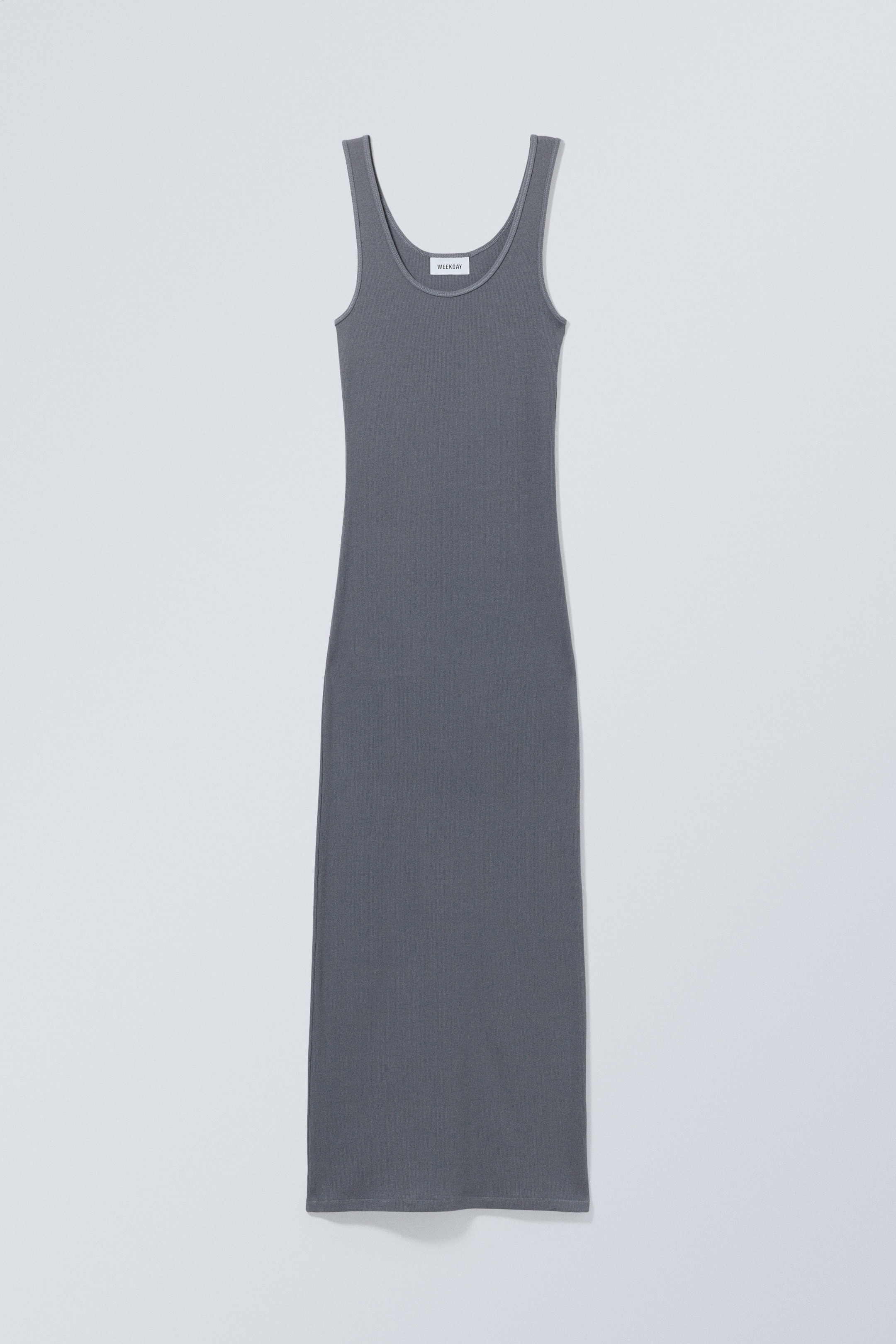 Basalt Grey - Open Neck Tank Dress - 0