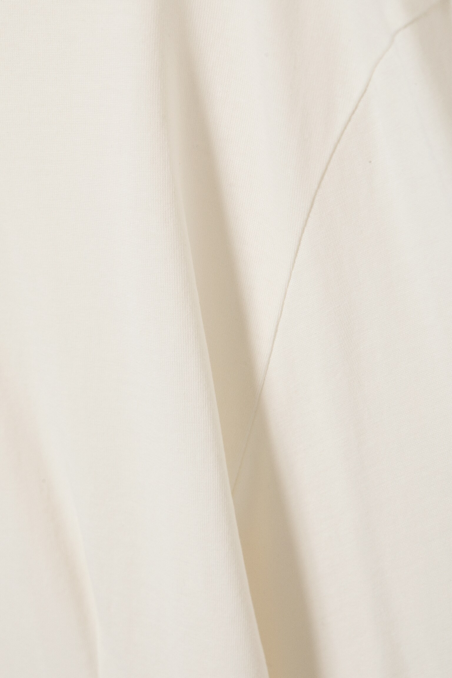 Fitted Long-Sleeved Top - Dusty White/Light Pink/Black - 4