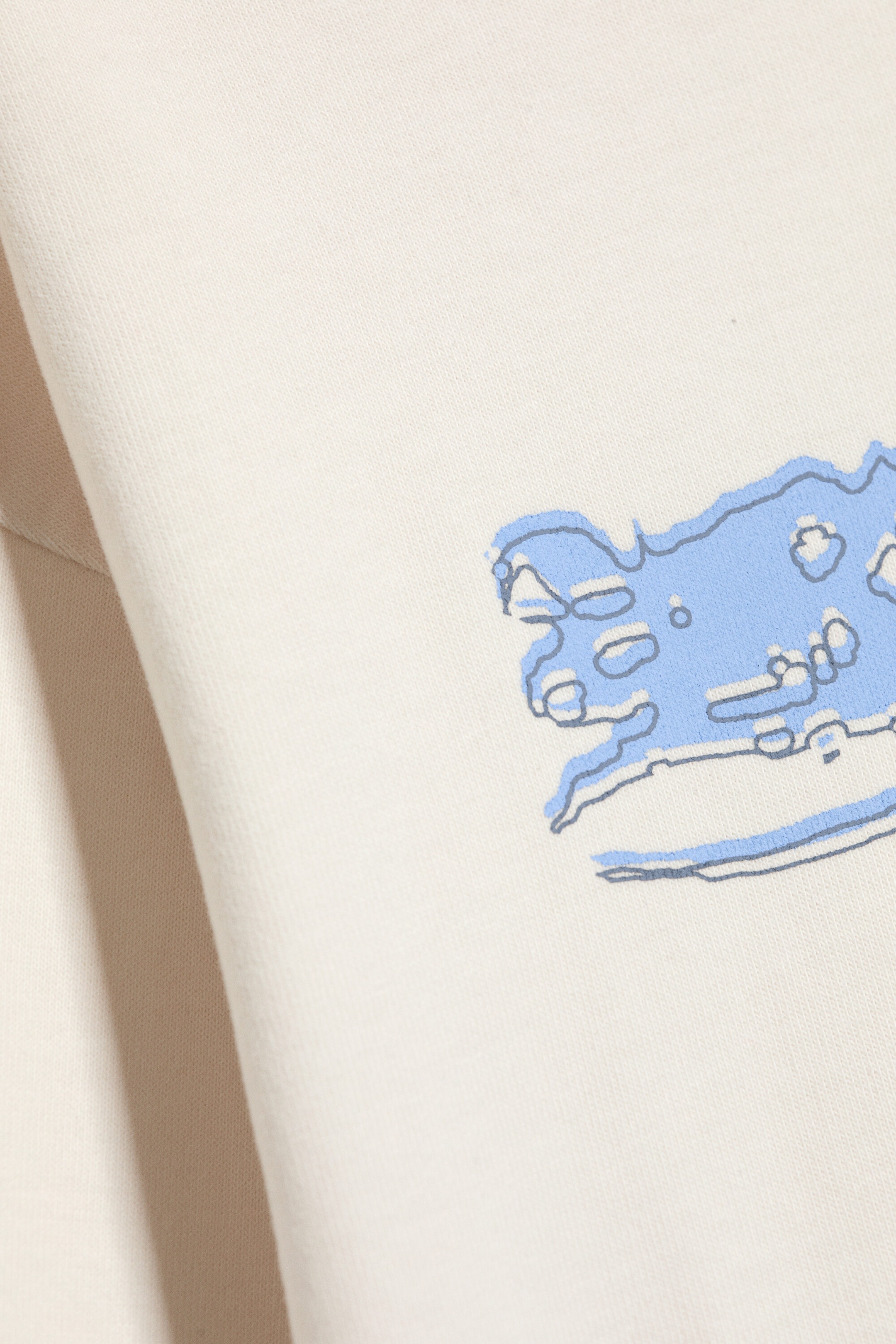 Hvit – Karma-logo - Great boxy langermet t-skjorte med grafikk - 4