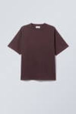 Dark Purple - Great Boxy Heavyweight T-Shirt - 0