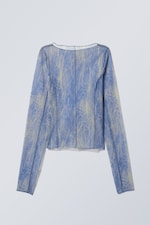 Blue Surface - Turn Printed Long Sleeve - 0