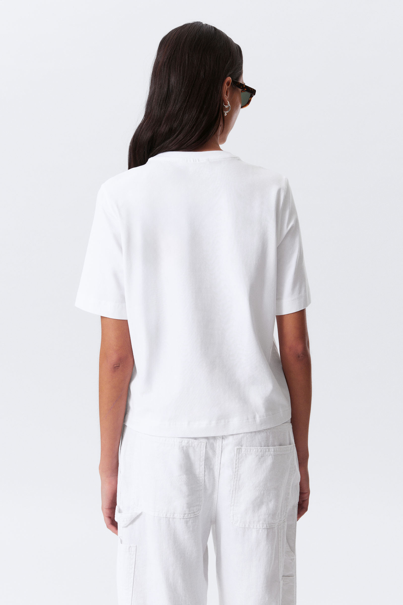 perfect boxy t-shirt - White | Weekday WW
