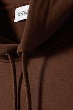 Brown - Oversized Midweight Hoodie - 1