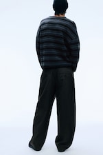 Braun kariert - Felix Barrel-Chinohose - 3