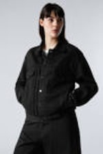 Black Rinse - Black - Relaxed Fit Denim Jacket - 6