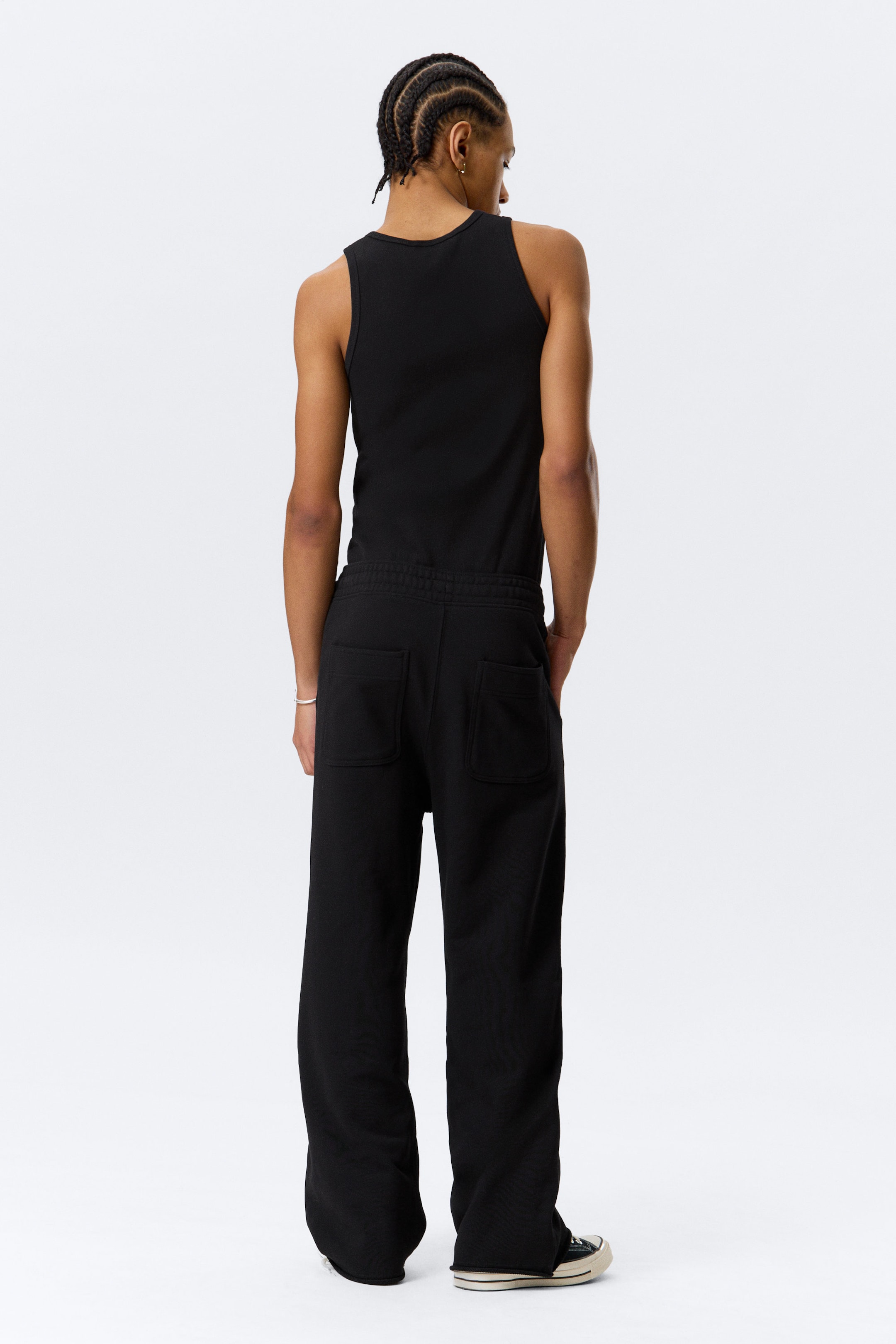 Black - Astro Loose Terry Sweatpants - 5