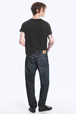 Deep Ocean Blue – mørkeblå - Ray avslappet, avsmalnet jeans med mellomhøy midje - 3