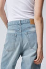 Blue Stream - Medium Blue - Astro Loose Baggy Leg Jeans - 8