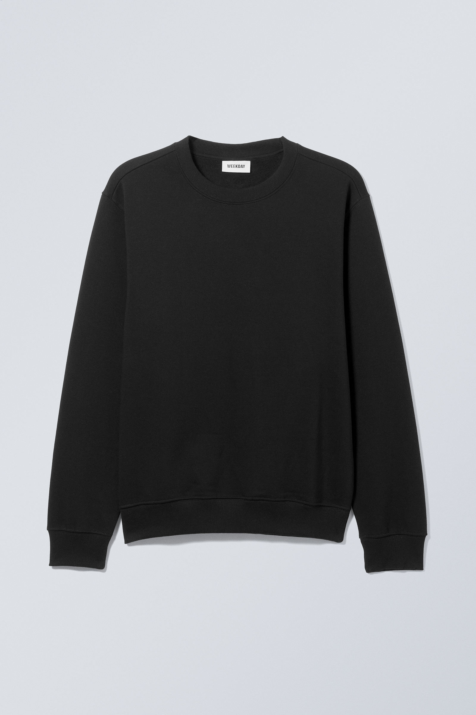 限定値下げ　weekday 25/32 Ash Black 新品 standard midweight sweatshirt - Black | Weekday EU