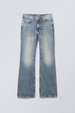 Seventeen Blue - Medium Blue - Moon Mid Rise Regular Bootcut Jeans - 0