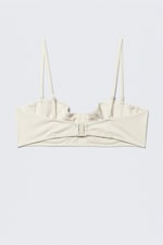 Helles Beige - Vielseitiges Bügel-Bikinioberteil - 1