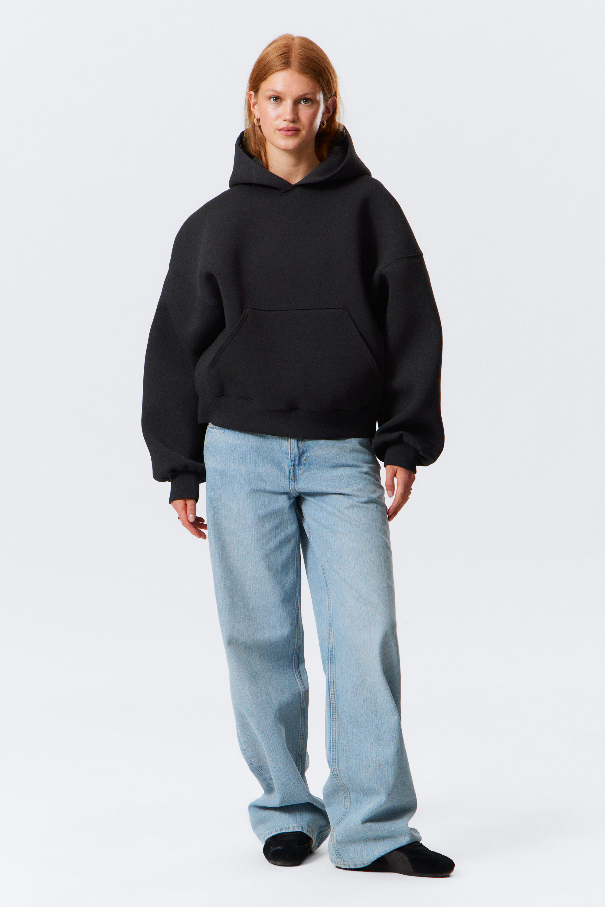 Schwarz - Scuba-Hoodie mit Oversize-Passform - 2