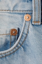 Verträumtes Blau - Rowe Super High Waisted Regular Straight Jeans - 1