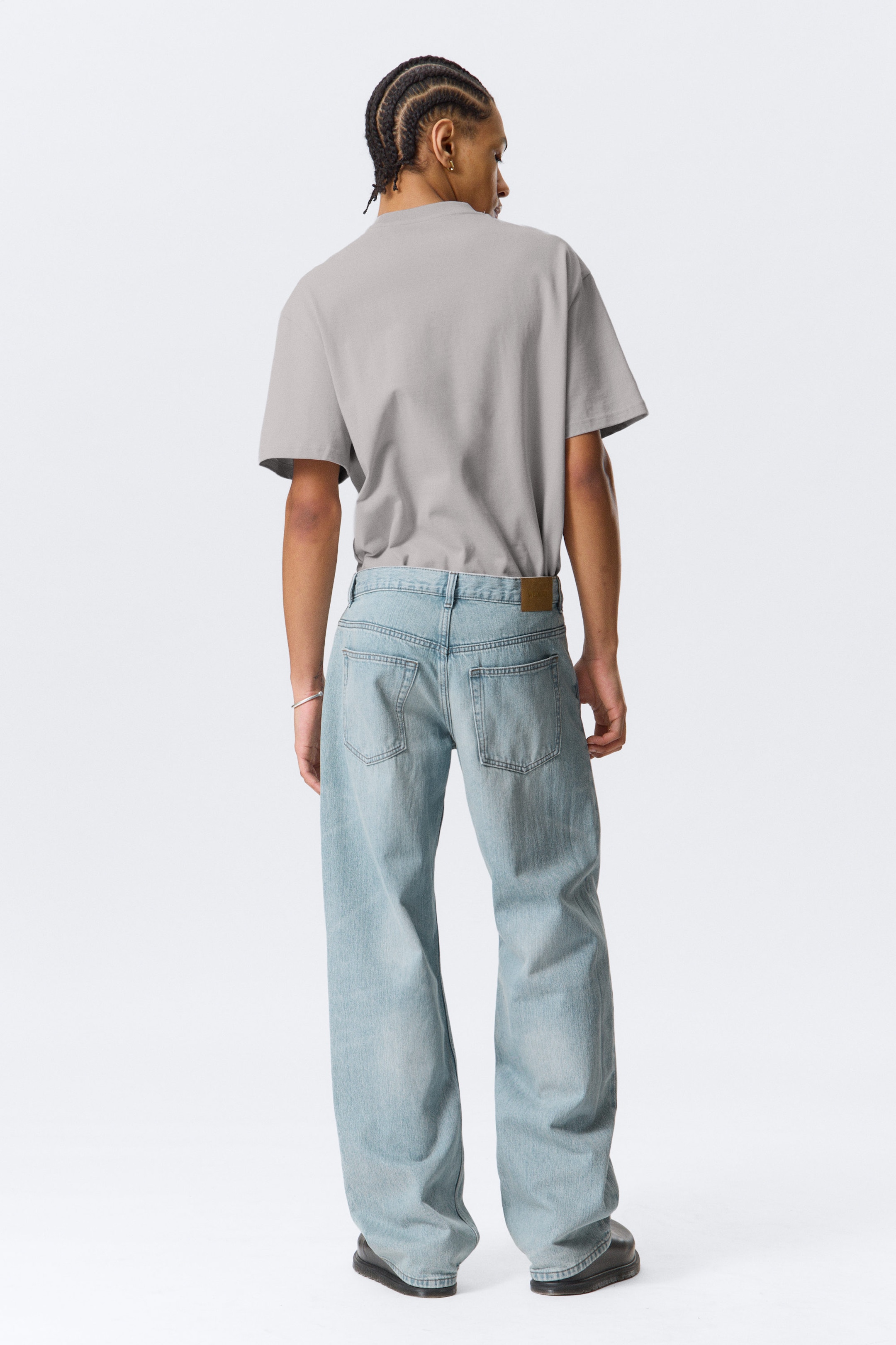 Aeon Blue - Light Blue - Sphere Low Rise Loose Straight Leg Jeans - 3