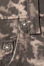 Leopard Print - Astro Loose Baggy Printed Cotton Twill Shorts - 12
