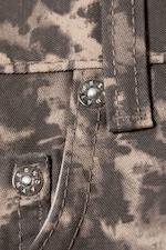 Leopardtrykk - Astro løs, baggy shorts i bomullstvill med trykk - 2