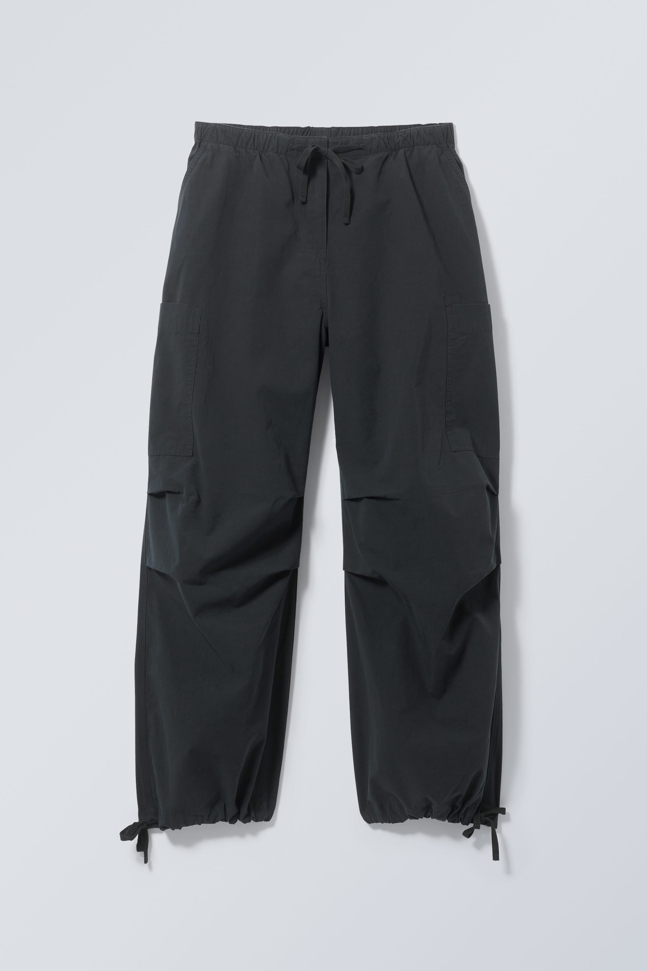 Dark Grey - Skyler Parachute Trousers - 0
