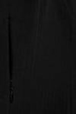 Schwarz - Ärmelloses Twill-Minikleid - 7