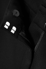 Black - Flared suit trousers - 1