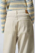 Dirty Beige - Light Beige - Astro Loose Baggy Leg Jeans - 8
