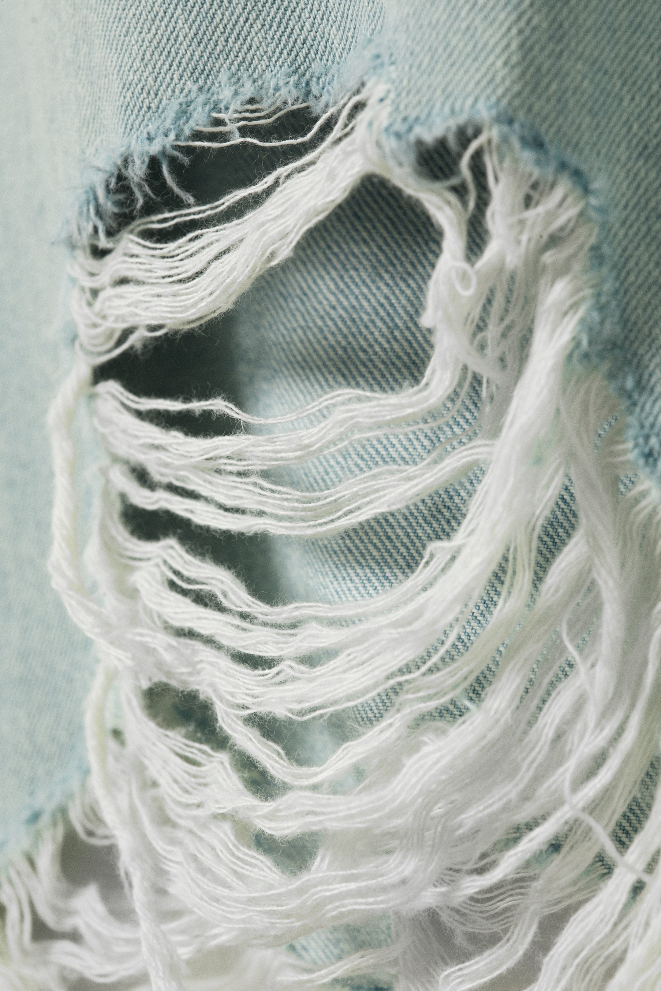 Port Blue – lyseblå - Cosmos denimshorts med løs passform - 2