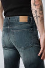 Deep Cyan - Medium Blue - Klean Regular Straight Leg Jeans - 4