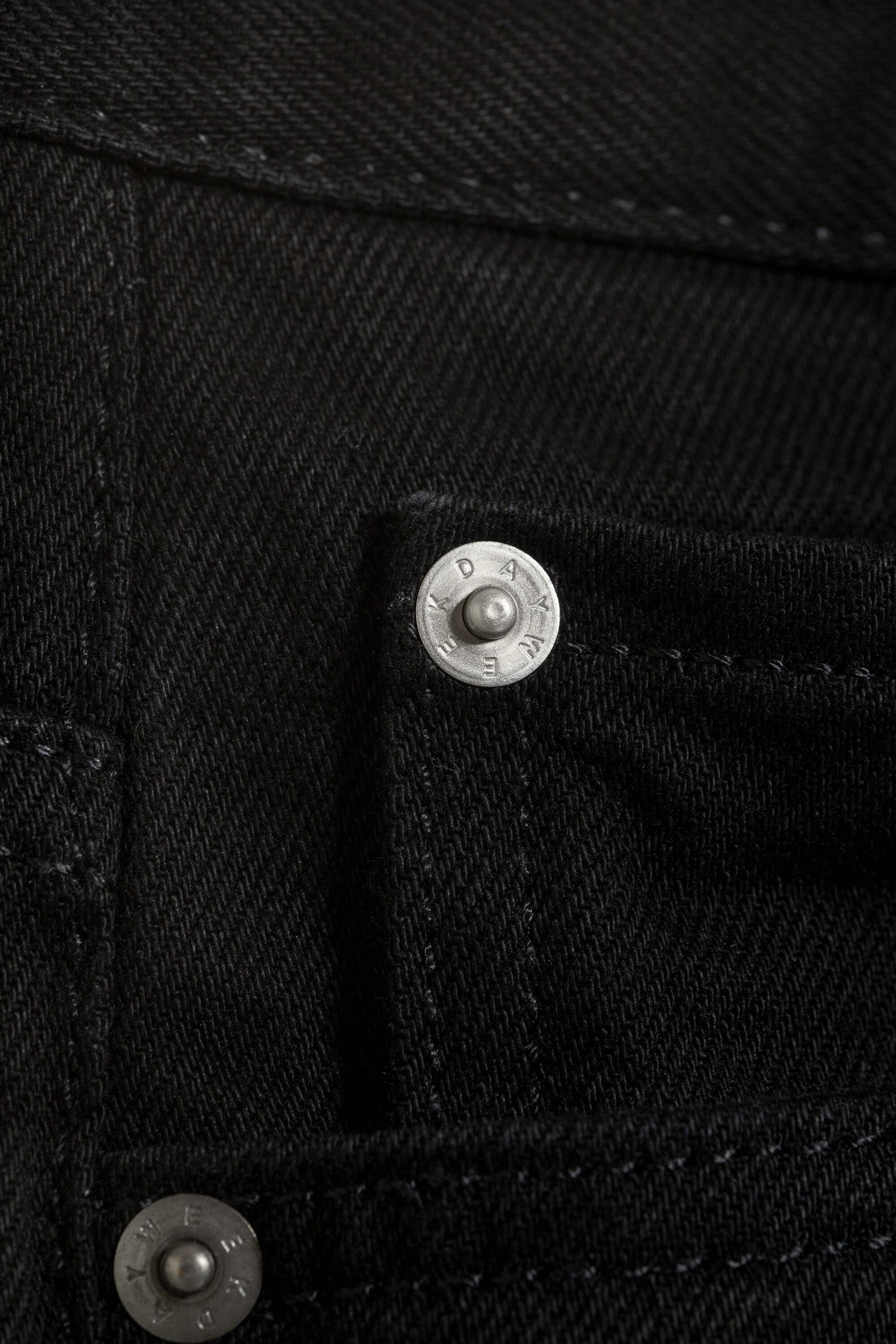 Black Rinse - Noir - SPACE JEAN TAILLE MI-HAUTE COUPE DROITE DÉCONTRACTÉE - 6
