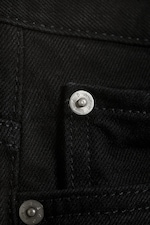 Black Rinse - Noir - SPACE JEAN TAILLE MI-HAUTE COUPE DROITE DÉCONTRACTÉE - 6