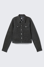 Svart coating - CM x LB Issue unisex denimjakke med svart belegg - 0