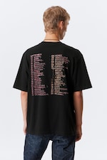 Svart - Dragon Gate - Tryckt T-shirt med avslappnad passform - 3