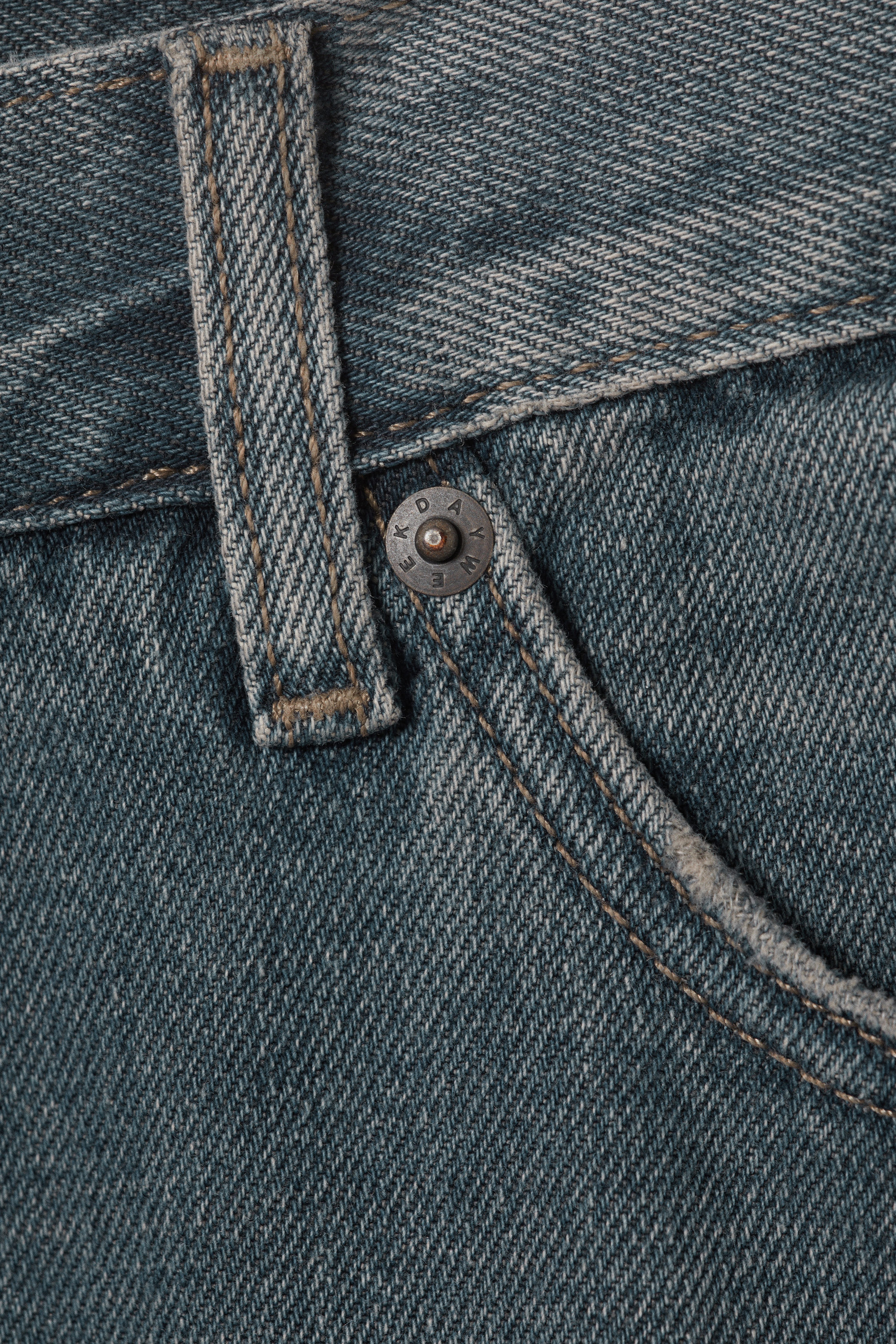 Blue One - Mörkblå - Sphere Low Waist Loose Straight Leg Jeans - 9