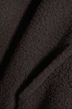 Dark Brown - Wool-blend hoodie - 5