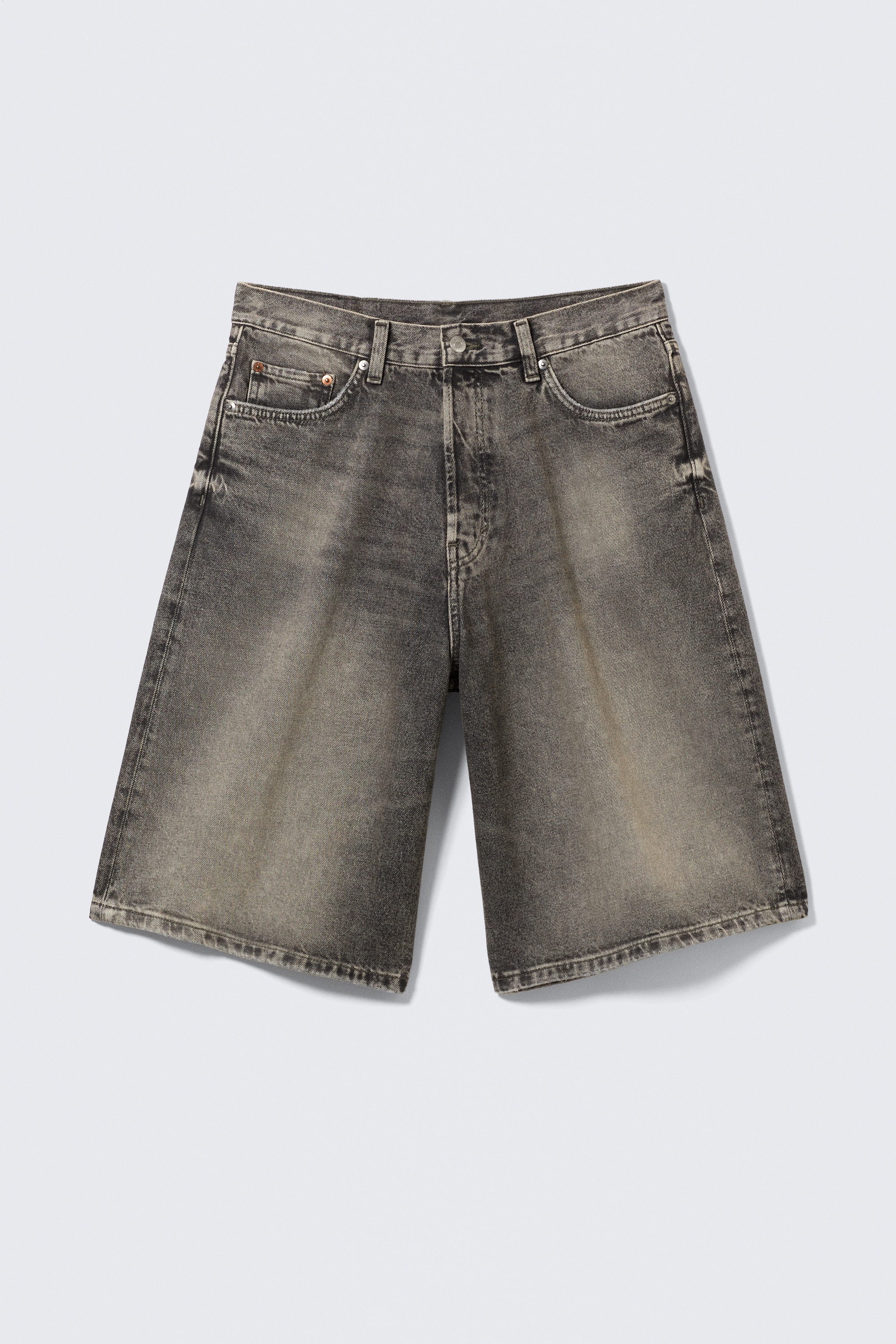 Szorty dżinsowe Astro Mid Rise Loose Baggy - Redondo Black - Black/Citizen Blue - Jasnoniebieski/Blue Hymn - Medium Blue/Kimberley Blue - Light Blue