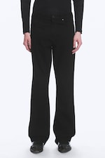 Black Rinse - Black - Mercury Mid Rise Relaxed Bootcut Leg Jeans - 1