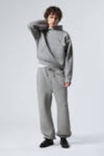 Grey Melange - Simon Scuba Sweatpants - 0