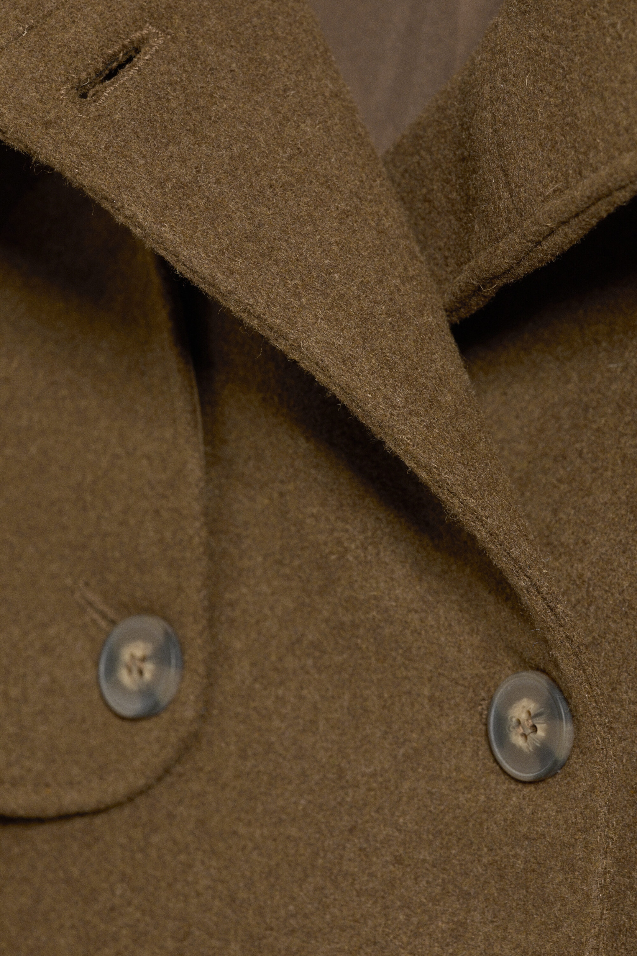 Dusty Brown - Funnel neck jacket - 5