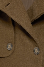 Dusty Brown - Funnel neck jacket - 5