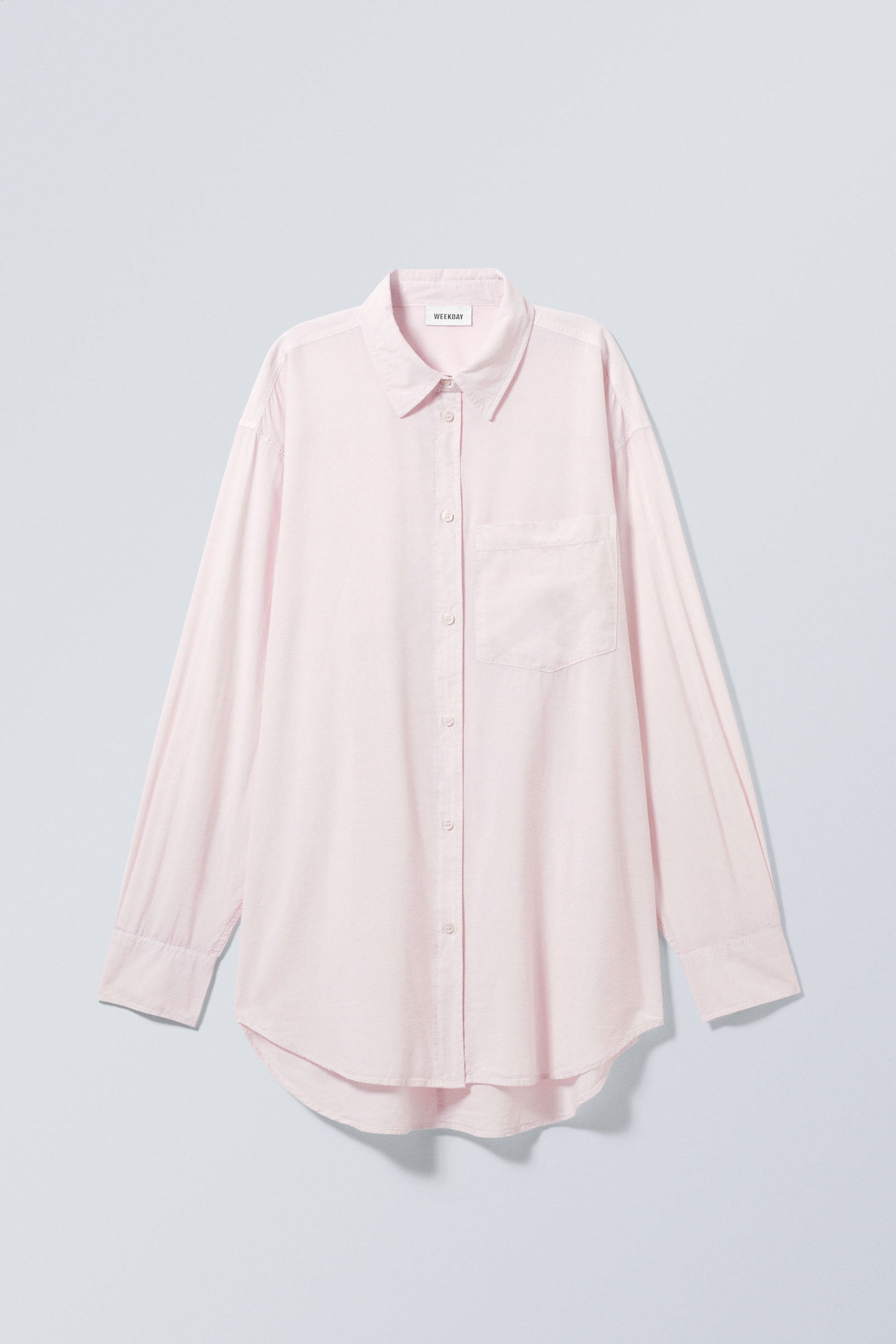 Dusty Pink - Jody Oversized Shirt - 0