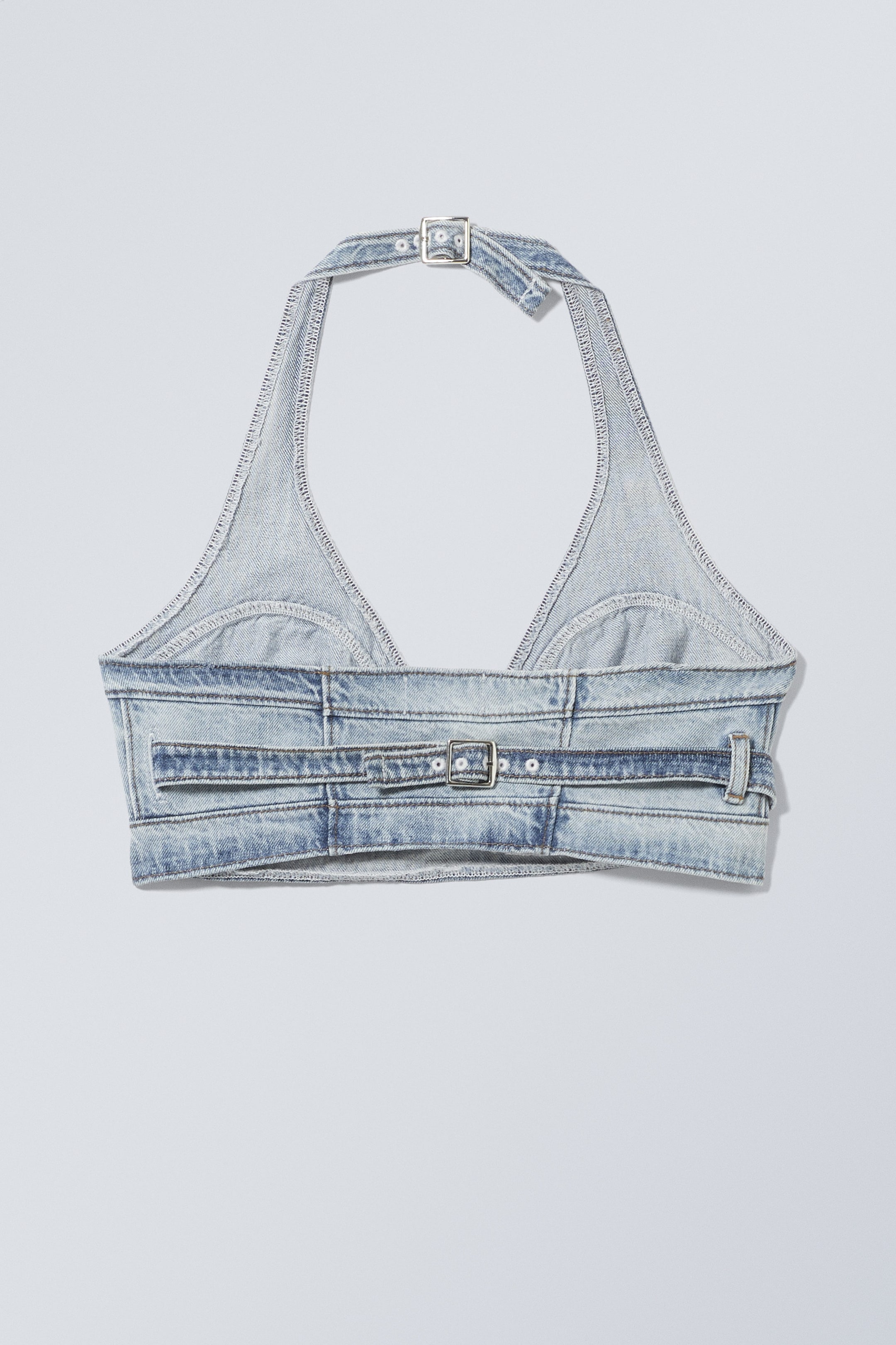 Moon Blue - Cypress Denim Bralette - 2