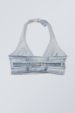 Moon Blue - Cypress Denim Bralette - 1
