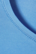 Bleu vif - Haut slim à manches longues - 1