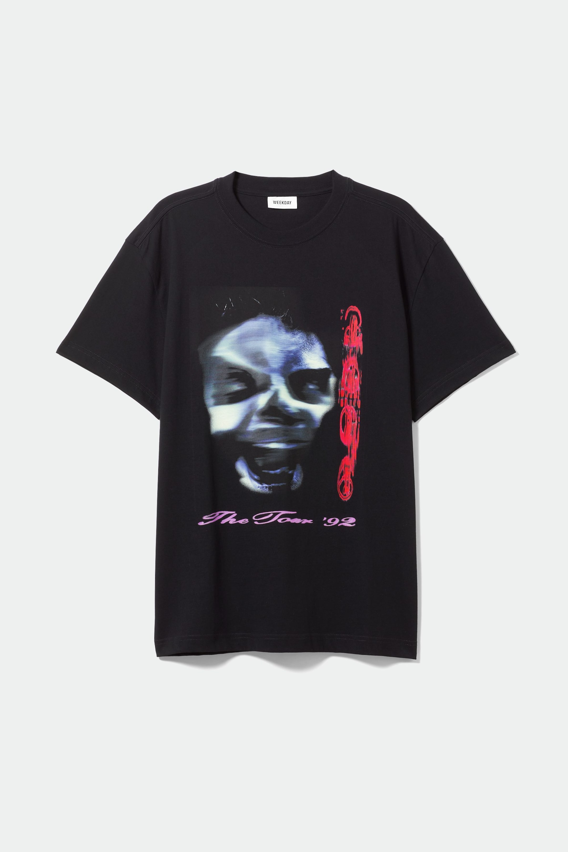 The tour - T-shirt oversize à imprimé graphique - 0